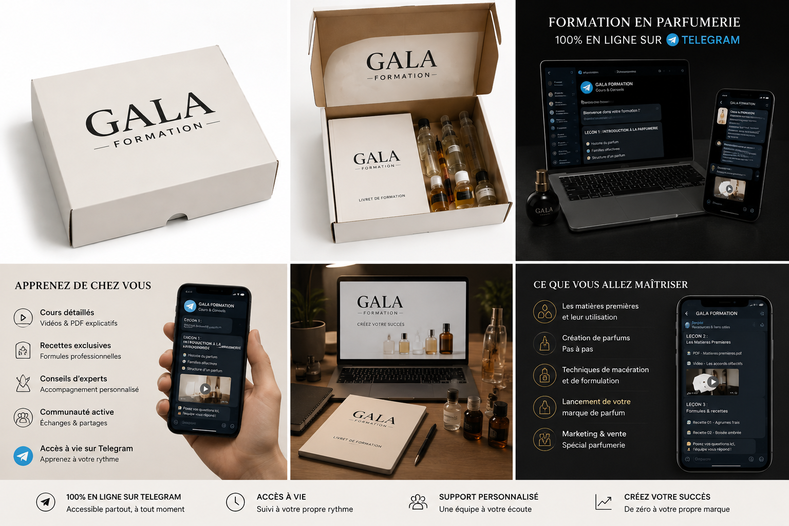 دورة GALA PARFUM لتعلم صناعة وبيع العطور